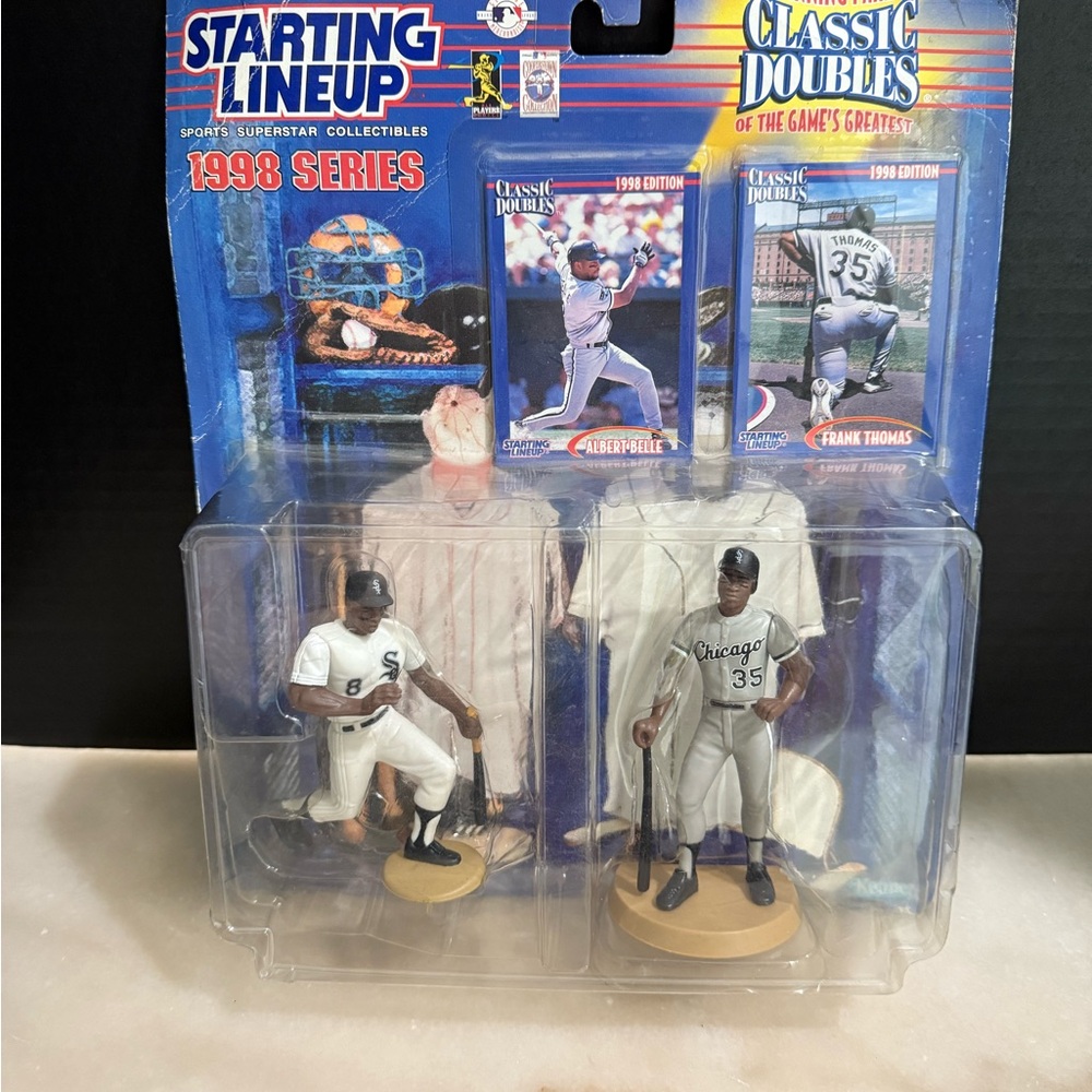 1998 Starting Lineup Classic Doubles Winning Pairs Albert Belle  Frank Thomas